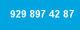 929 897 42 87 929 897 42 87